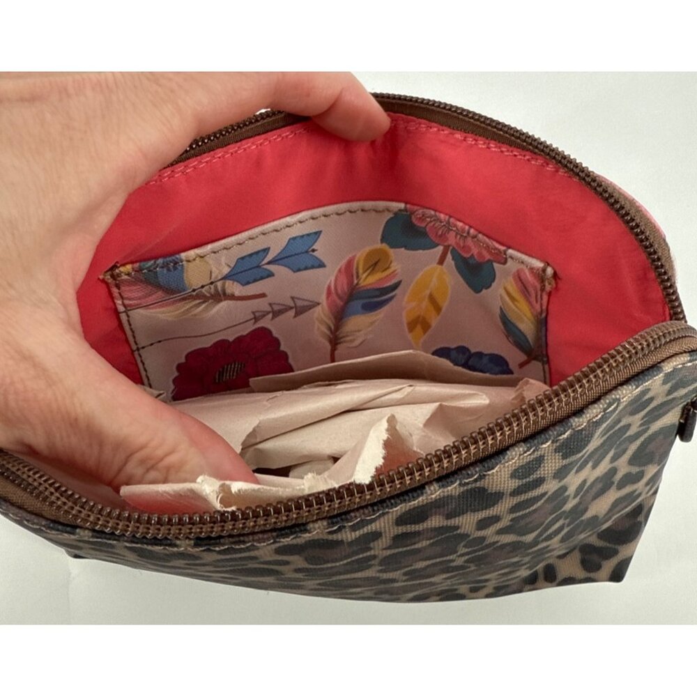 Catchfly Studio Essentials Pouch With Wristlet Strap Floral & Cactus Print New - Picture 6 of 8